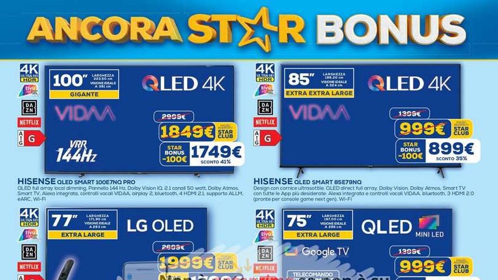 Sconti Euronics su TV e Smart TV