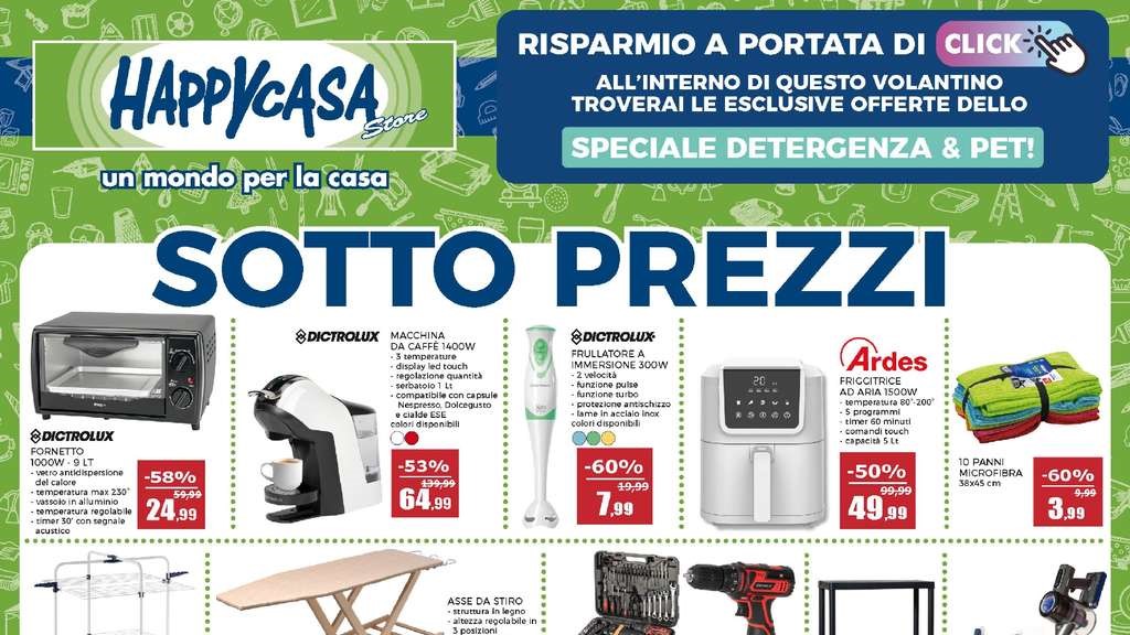 Volantino Happy Casa dal 5 al 19 marzo 2025
