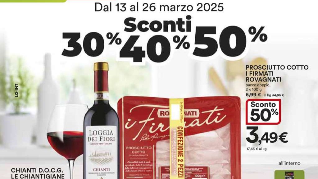 Volantino Ipercoop dal 13 al 26 marzo 2025