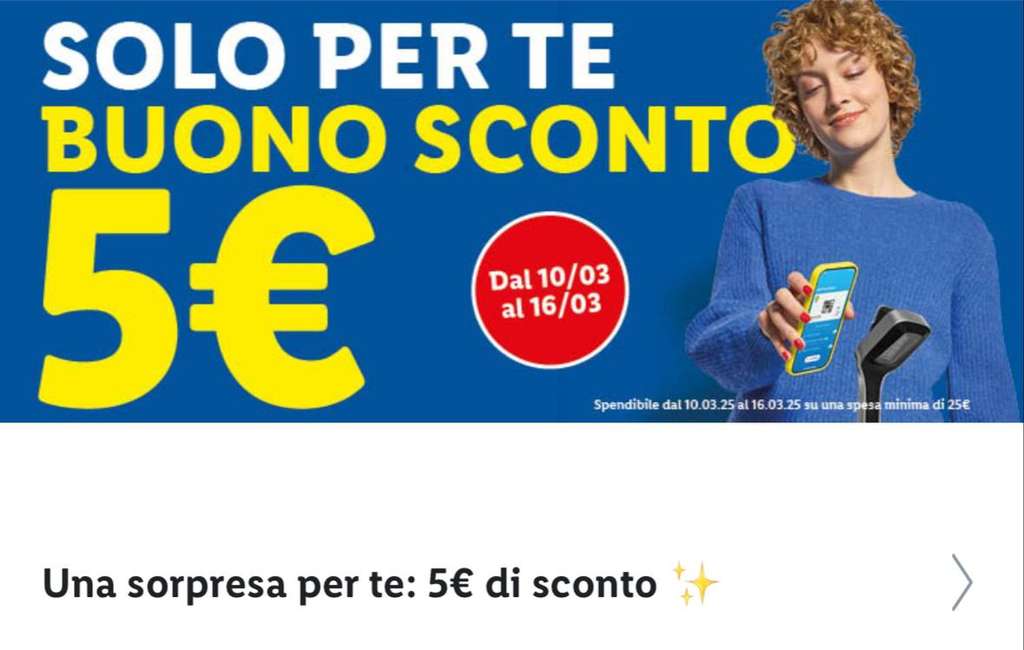 Buono Sconto Lidl dal 10 al 16 marzo 2025