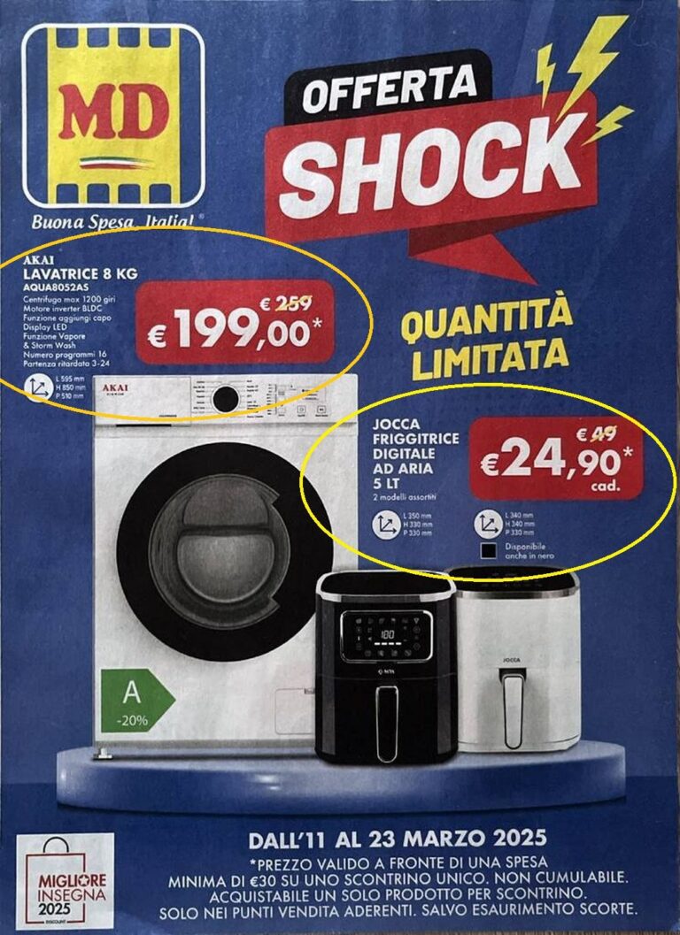 Offerte Shock MD dall’11 al 23 marzo 2025, ma solo pochi fortunati potranno approfittarne!