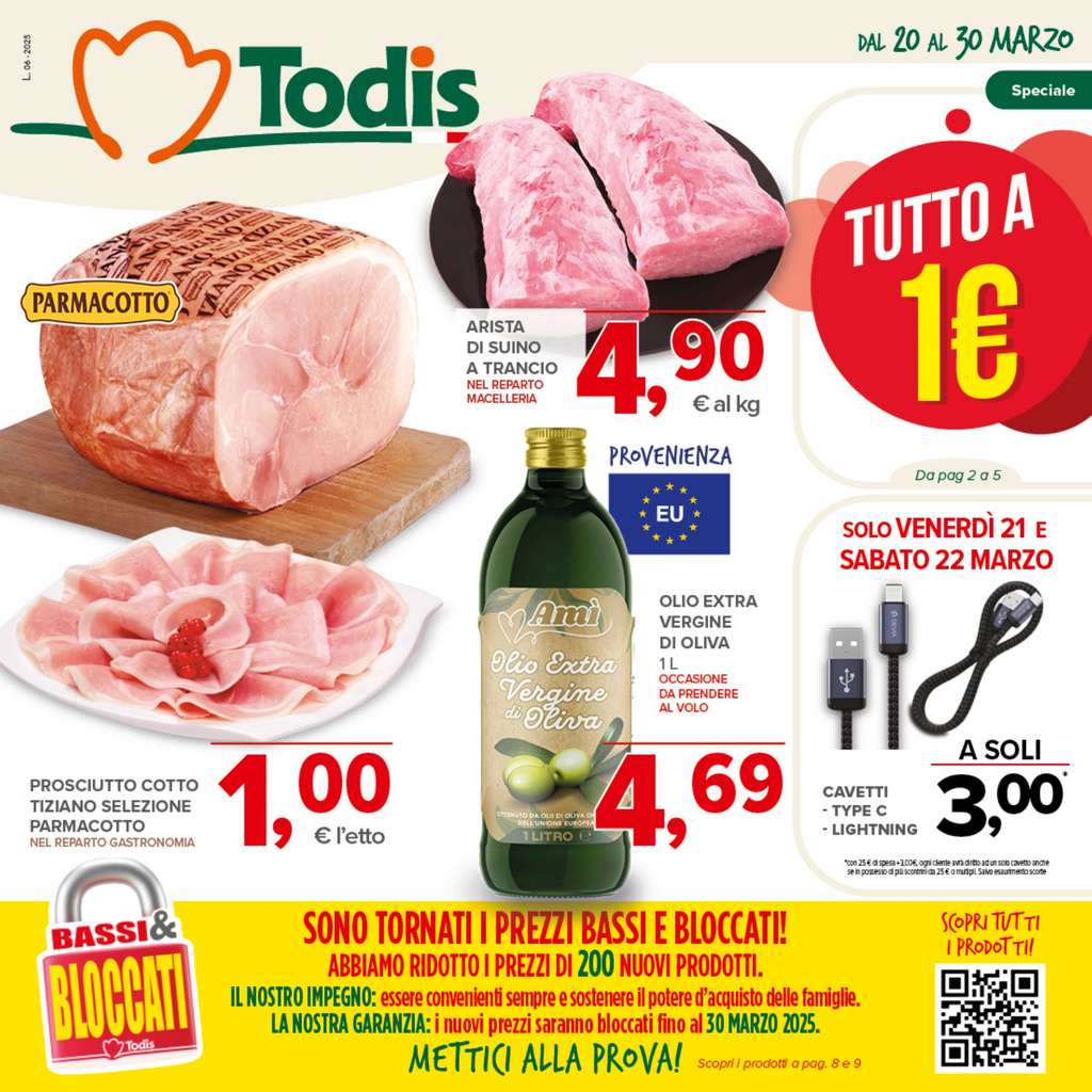 Volantino Todis dal 20 al 30 marzo 2025