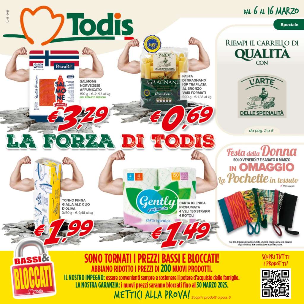 Volantino Todis dal 6 al 16 marzo 2025