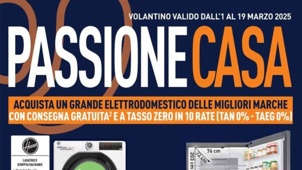 Volantino Unieuro dal 1 al 19 marzo 2025