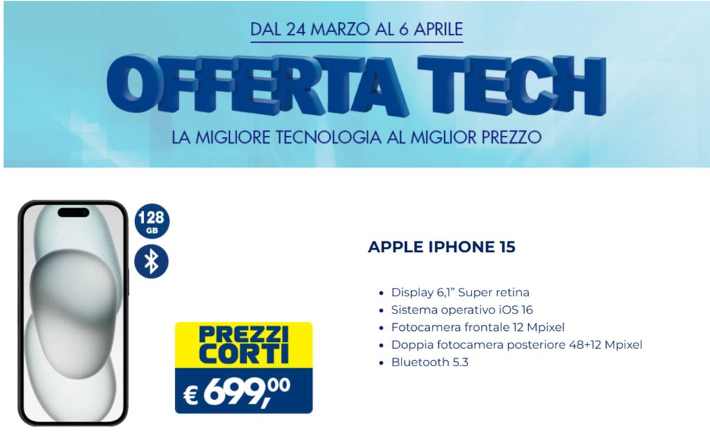 Esselunga Offerta Tech dal 24 marzo al 6 aprile 2025