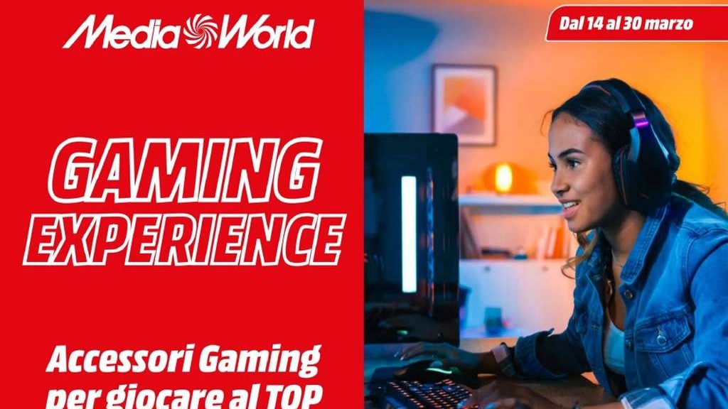 Volantino Mediaworld Speciale Gaming Experience fino al 30 marzo 2025