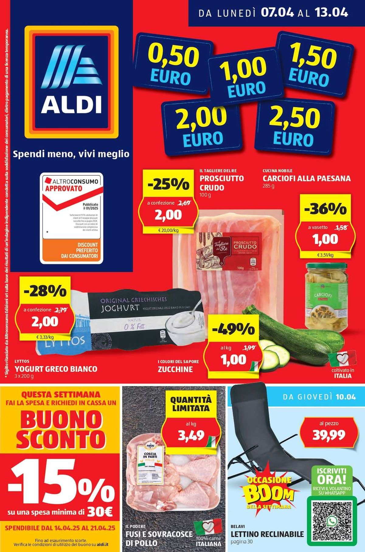 Volantino Aldi dal 7 aprile 2025