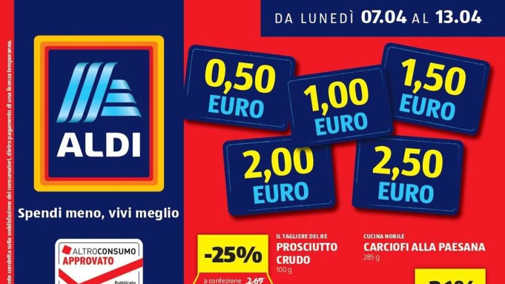 Volantino Aldi dal 7 aprile 2025