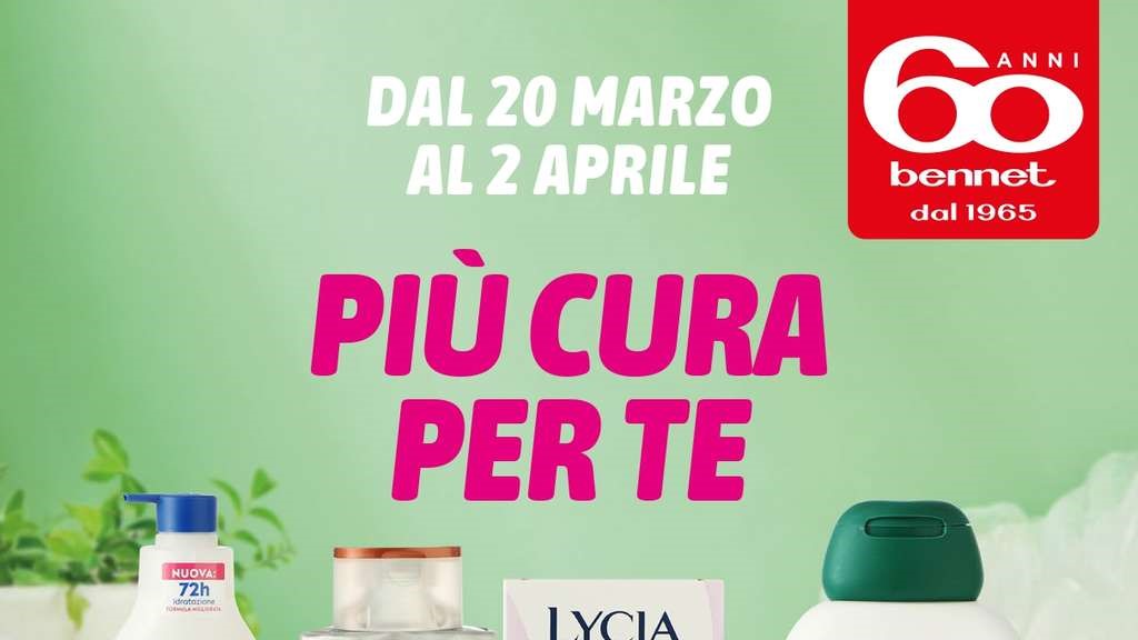 Volantino Bennet dal 20 marzo al 2 aprile 2025