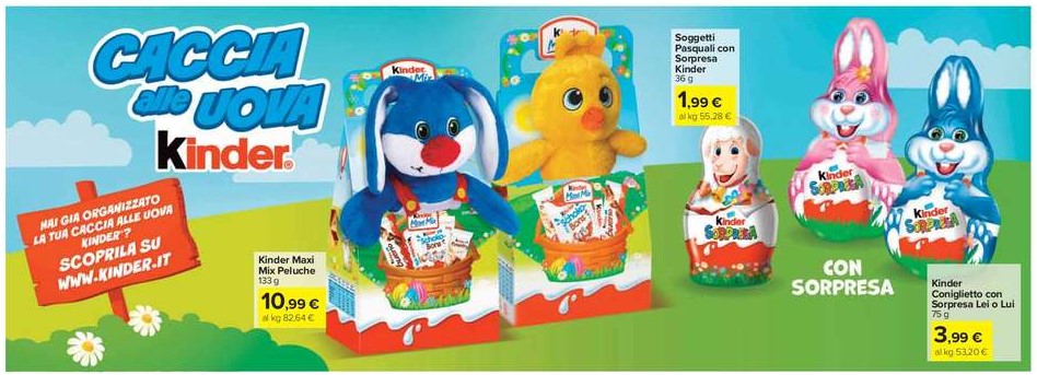 Caccia alle uova Kinder