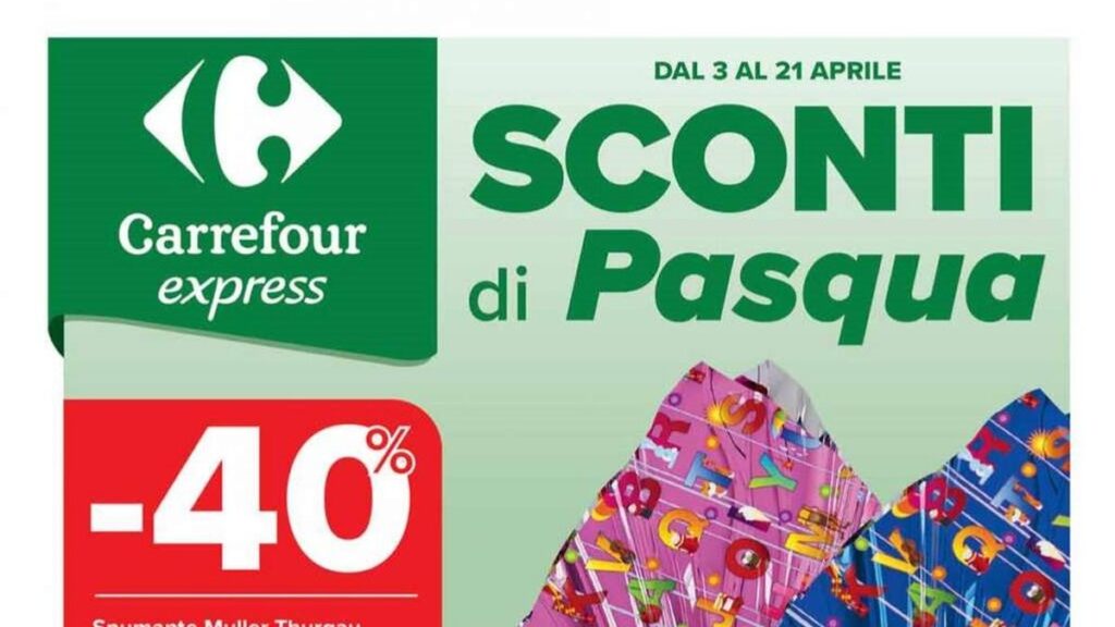 Volantino Carrefour Express dal 3 aprile 2025