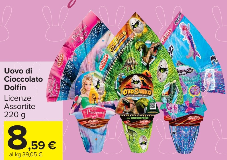 Uova di Pasqua Dolfin da Carrefour Market