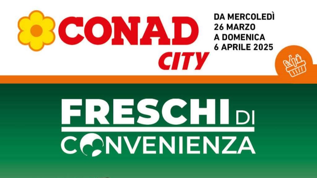 Volantino Conad City Lazio dal 26 marzo 2025