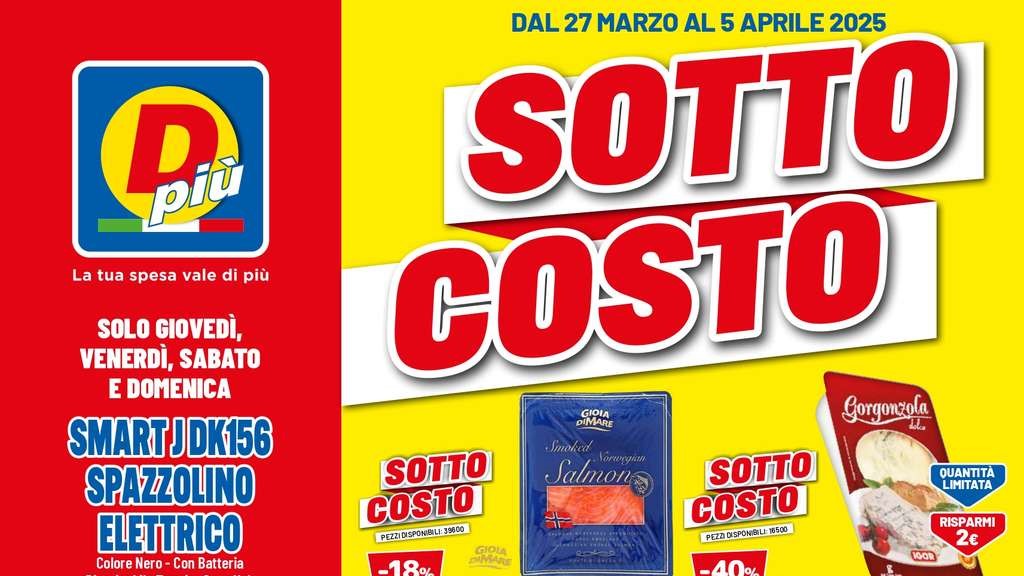 Volantino DPiù dal 27 marzo al 5 aprile 2025