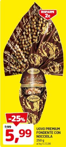 uovo premium fondente con nocciola