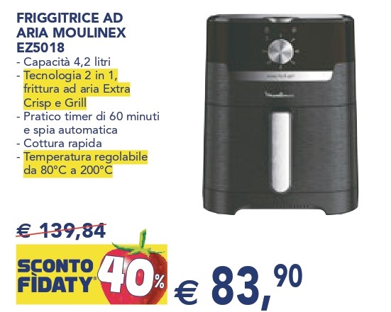 Friggitrice ad Aria Moulinex