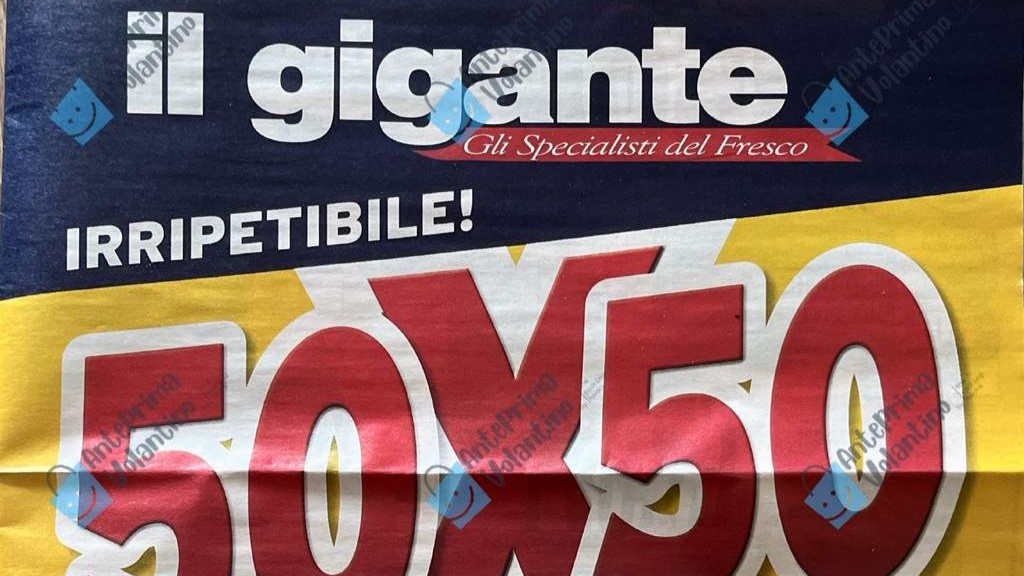 Volantino Il Gigante dal 27 marzo al 9 aprile 2025
