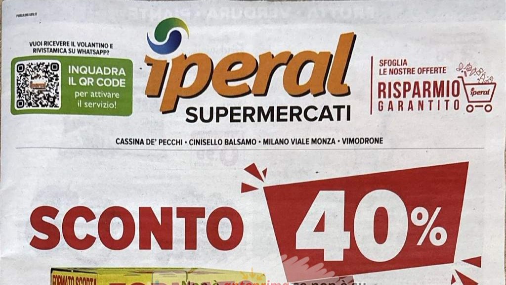 Volantino Iperal dal 26 marzo al 8 aprile 2025