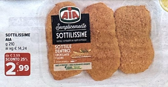 Sottilissime AIA da Iperal