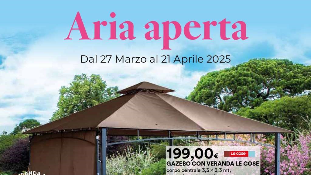 Volantino Ipercoop Speciale Aria Aperta dal 27 marzo al 21 aprile 2025