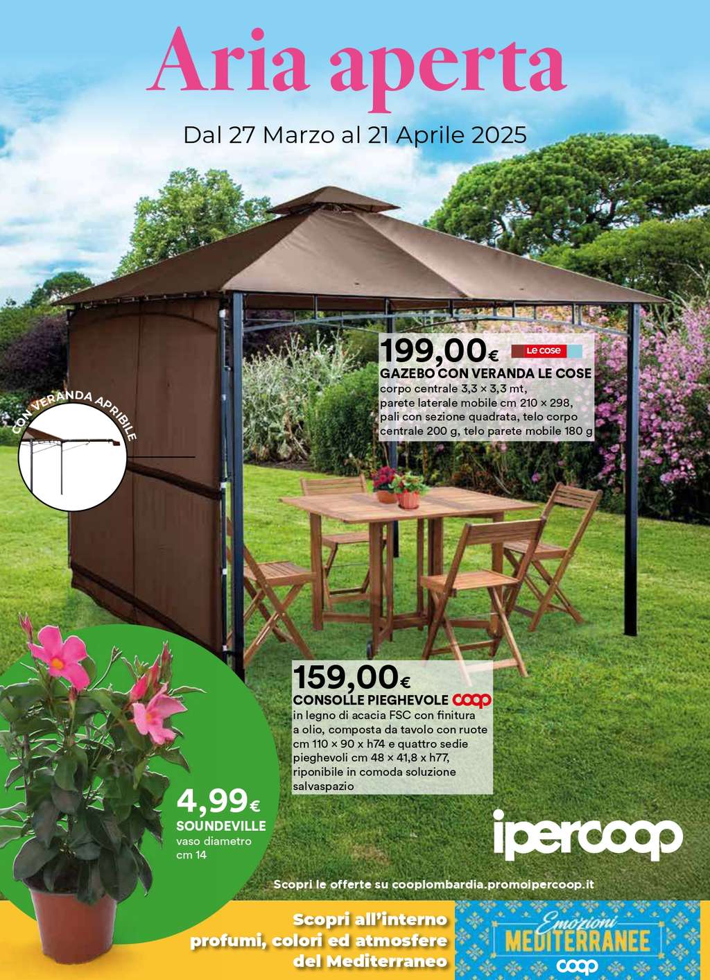 Volantino Ipercoop Speciale Aria Aperta dal 27 marzo al 21 aprile 2025