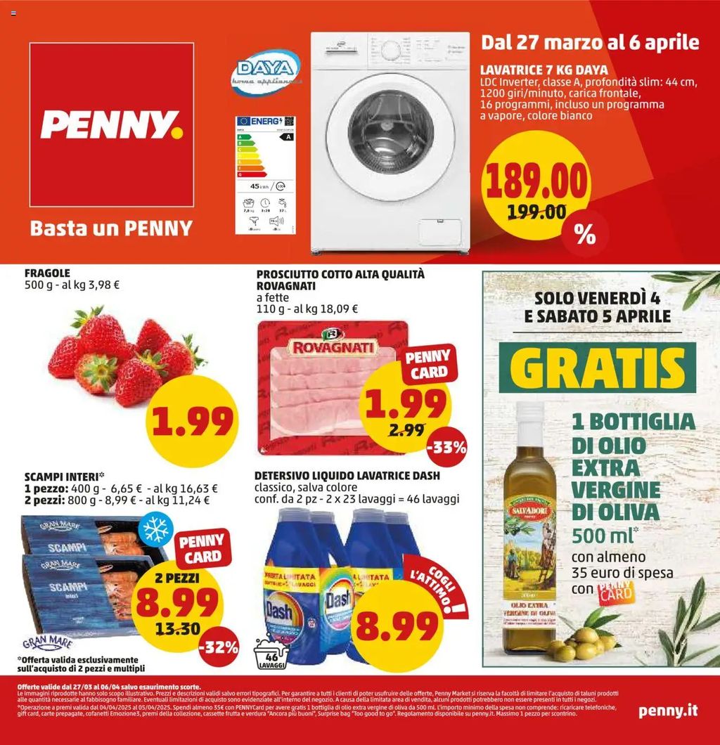 Volantino Penny dal 27 marzo al 6 aprile 2025