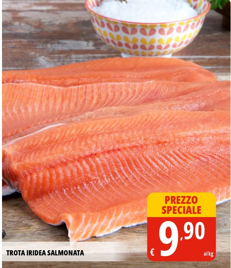 Trota Iridea salmonata