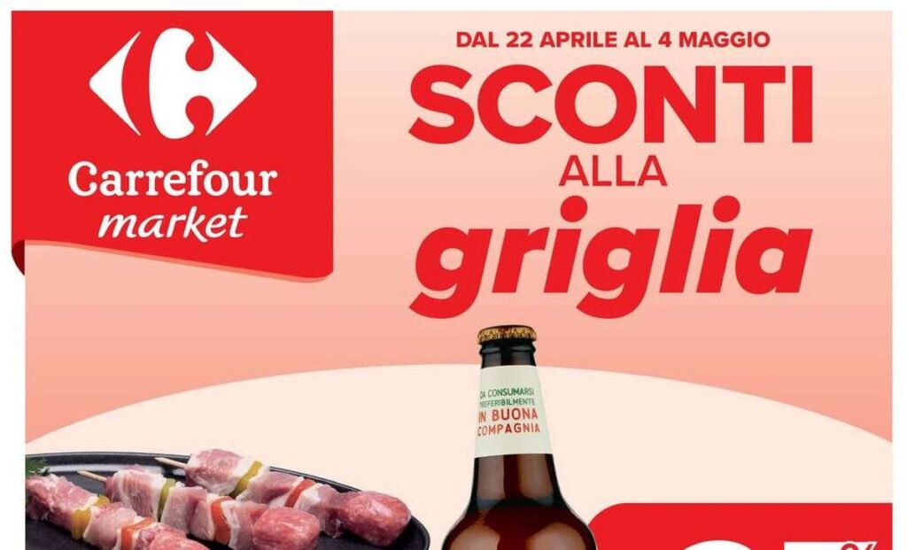 Volantino Carrefour Market dal 22 aprile 2025