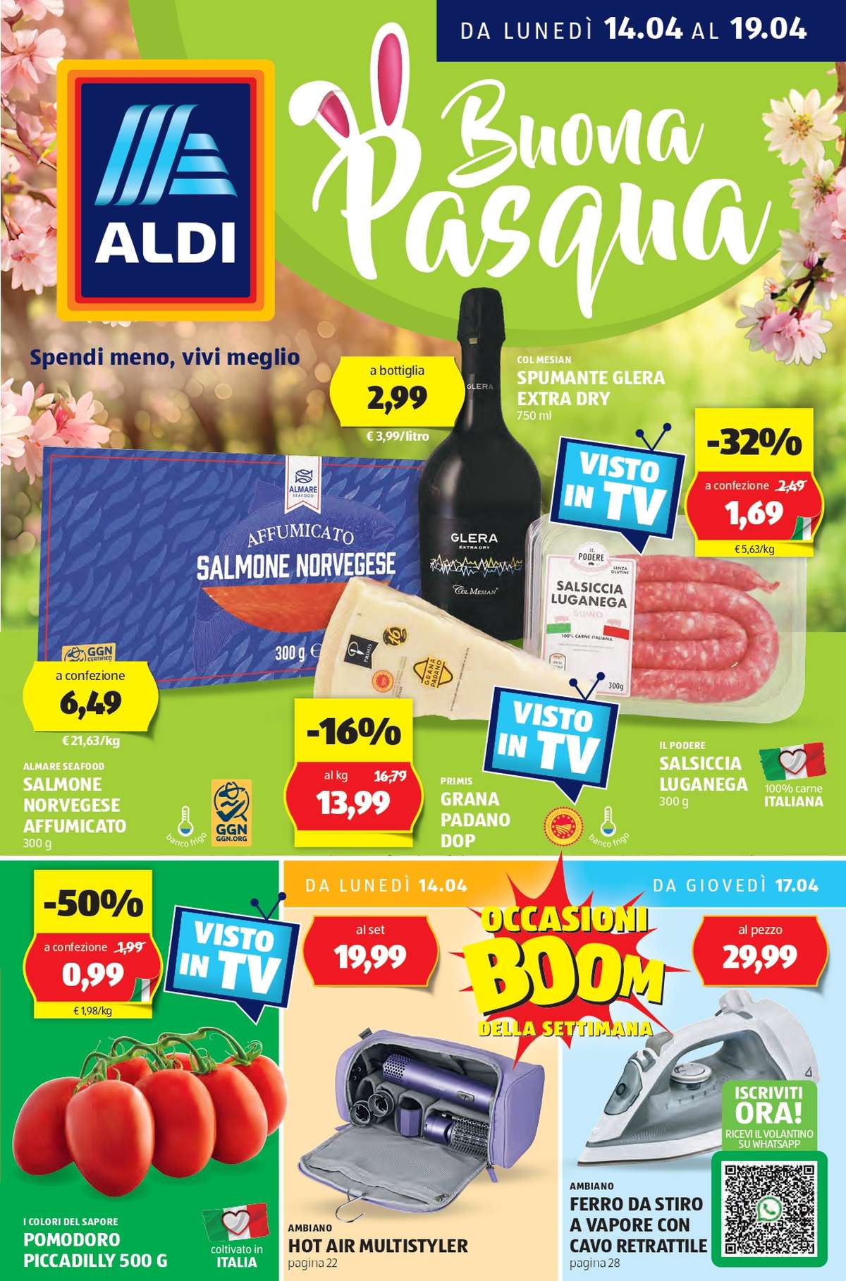 Volantino Aldi dal 14 aprile 2025