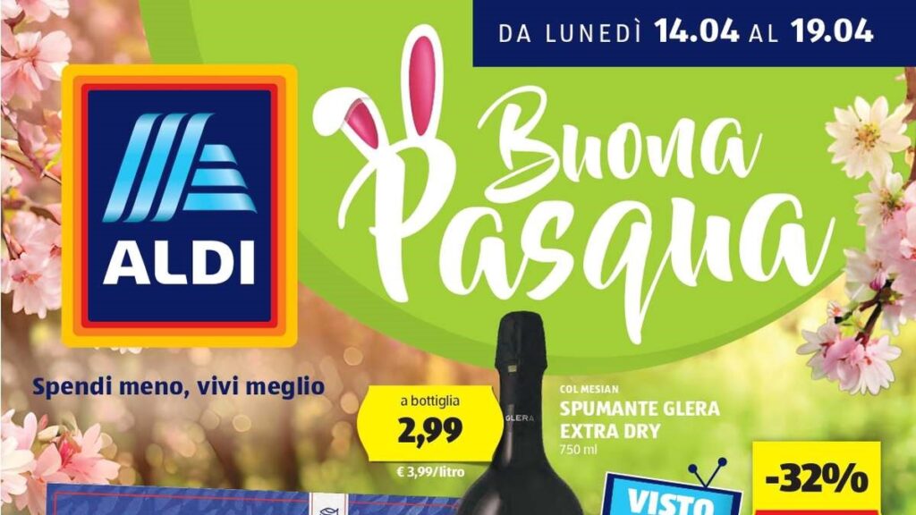 Volantino Aldi dal 14 aprile 2025