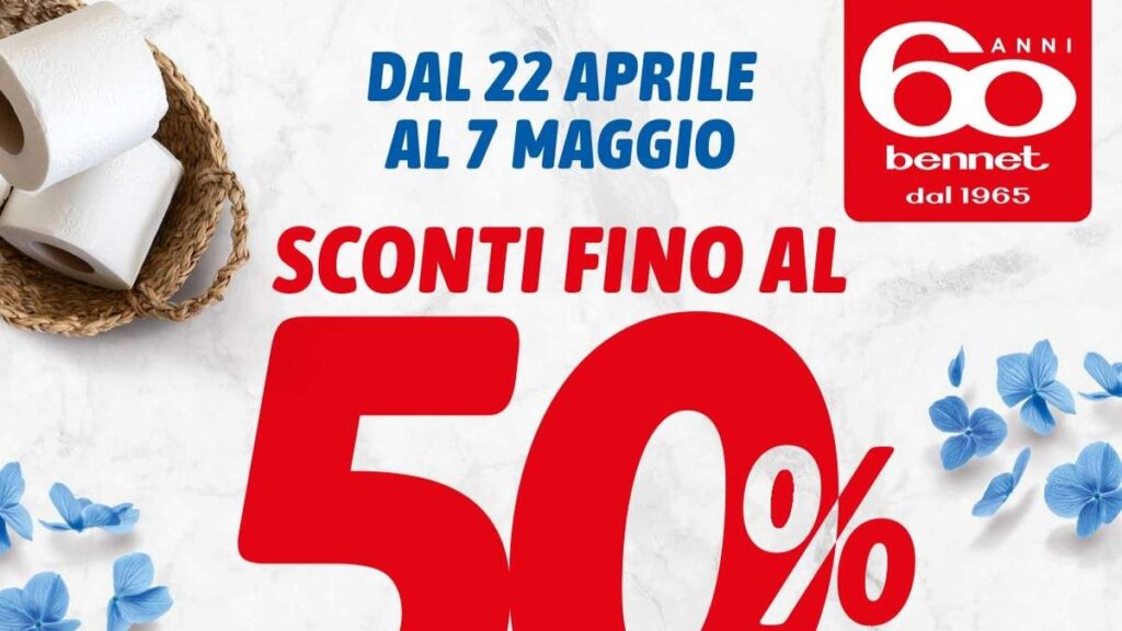 Volantino Bennet dal 22 aprile 2025