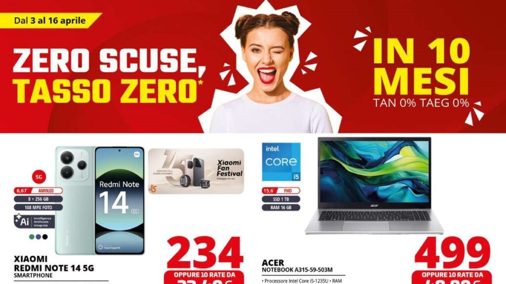 Volantino Comet dal 3 aprile 2025