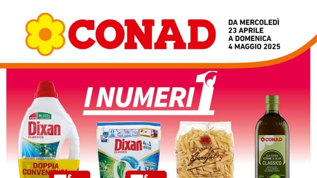 Volantino Conad Campania dal 23 aprile 2025