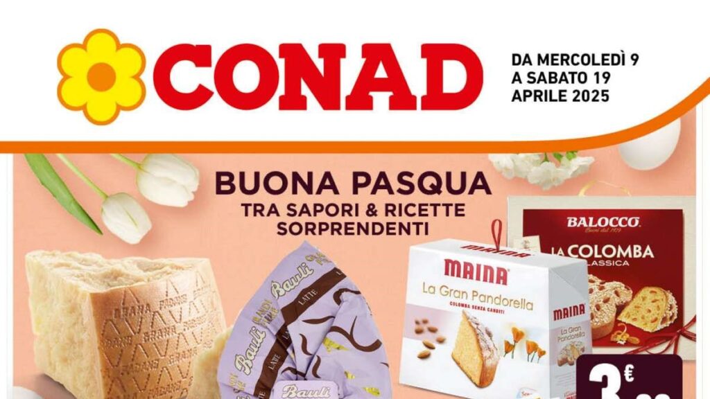 Volantino Conad Campania dal 9 aprile 2025