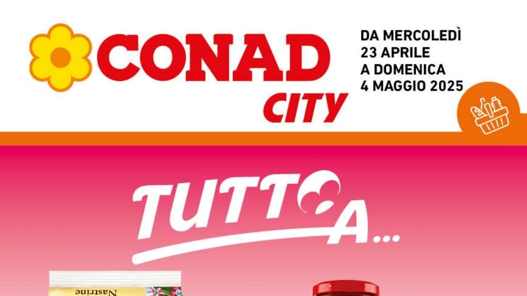 Volantino Conad City Lazio dal 23 aprile 2025