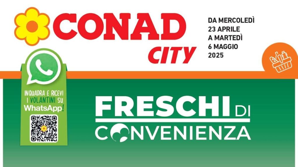 Volantino Conad City Lombardia dal 23 aprile 2025