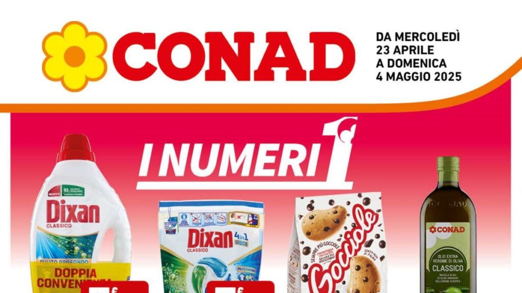 Volantino Conad Lazio dal 23 aprile 2025