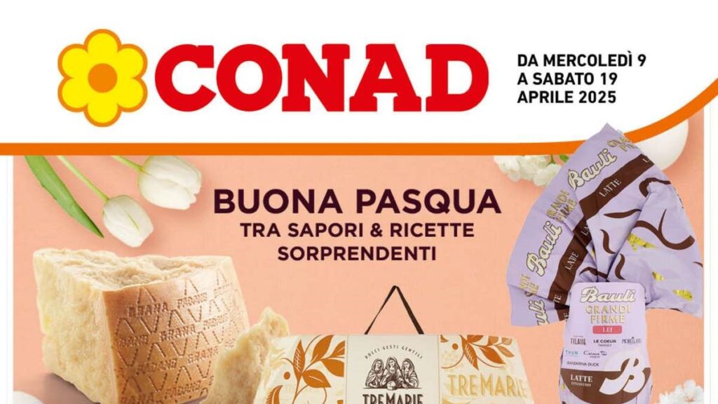 Volantino Conad Lazio dal 9 aprile 2025