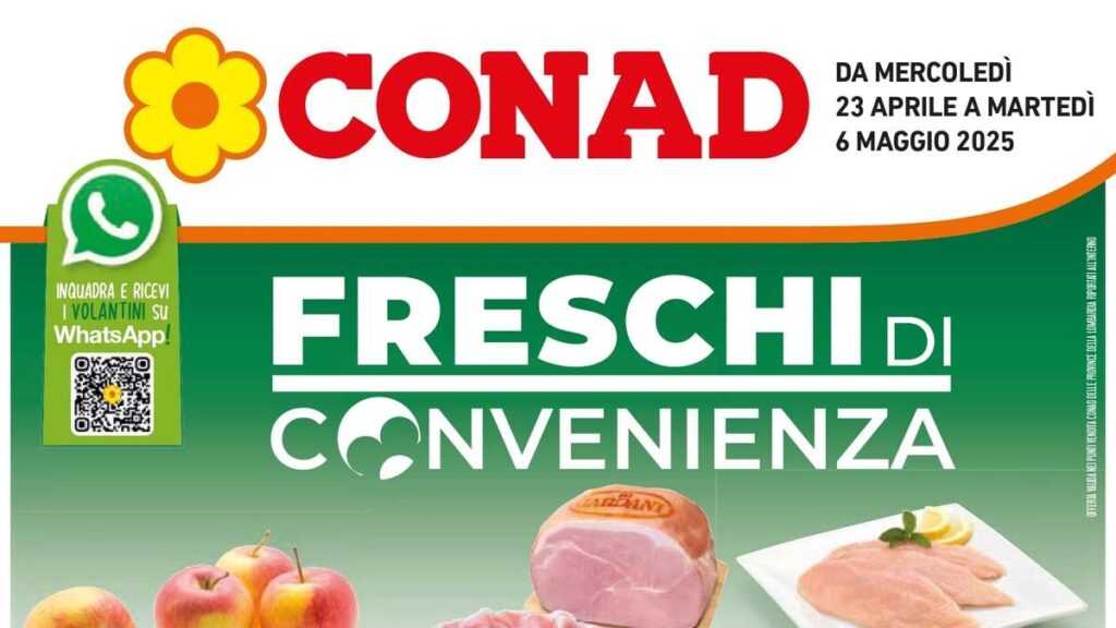 Volantino Conad Lombardia dal 23 aprile 2025