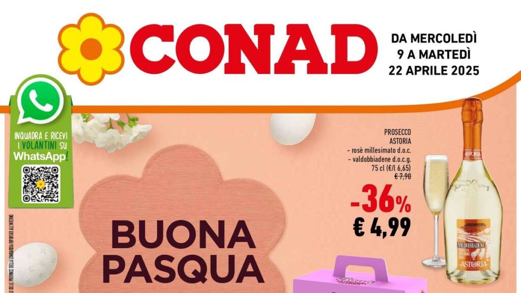 Volantino Conad Lombardia dal 9 aprile 2025