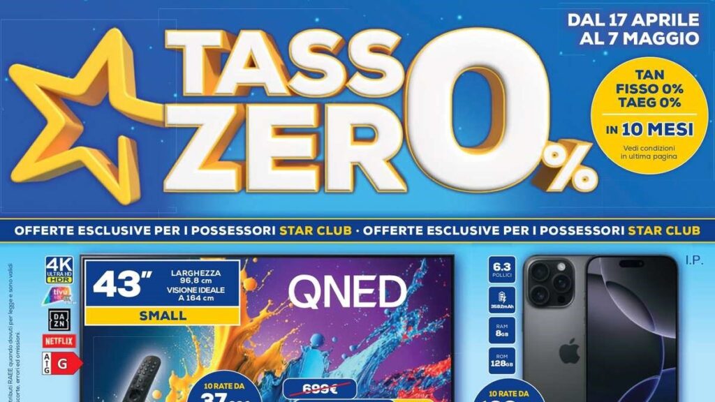 Volantino Euronics dal 17 aprile 2025