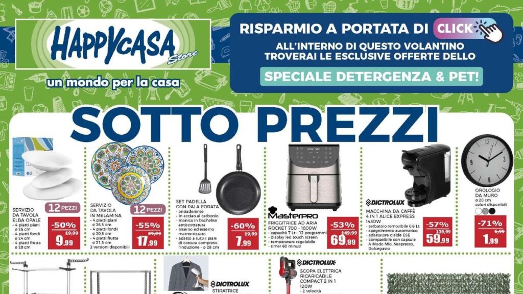 Volantino Happy Casa dal 16 aprile 2025