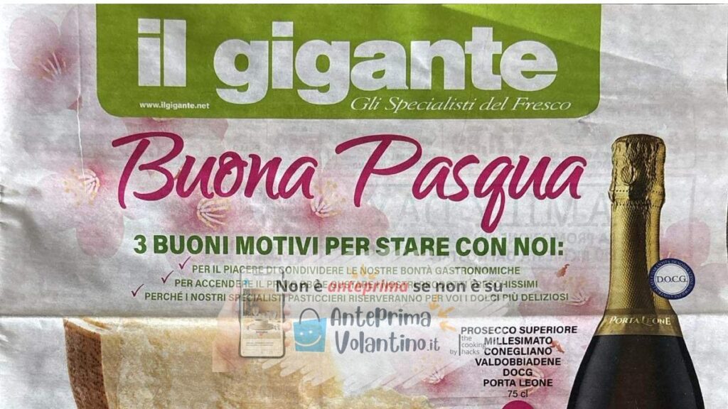 Volantino Il Gigante dal 10 aprile 2025