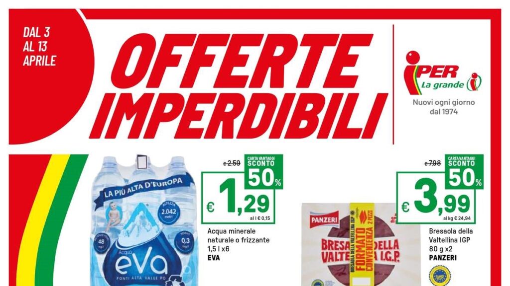 Volantino Iper dal 3 aprile 2025