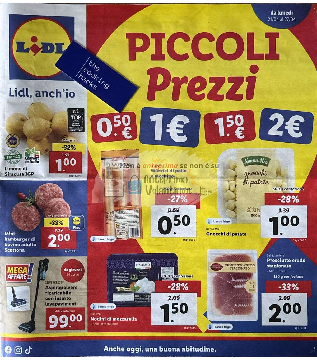 Volantino Lidl dal 21 aprile 2025