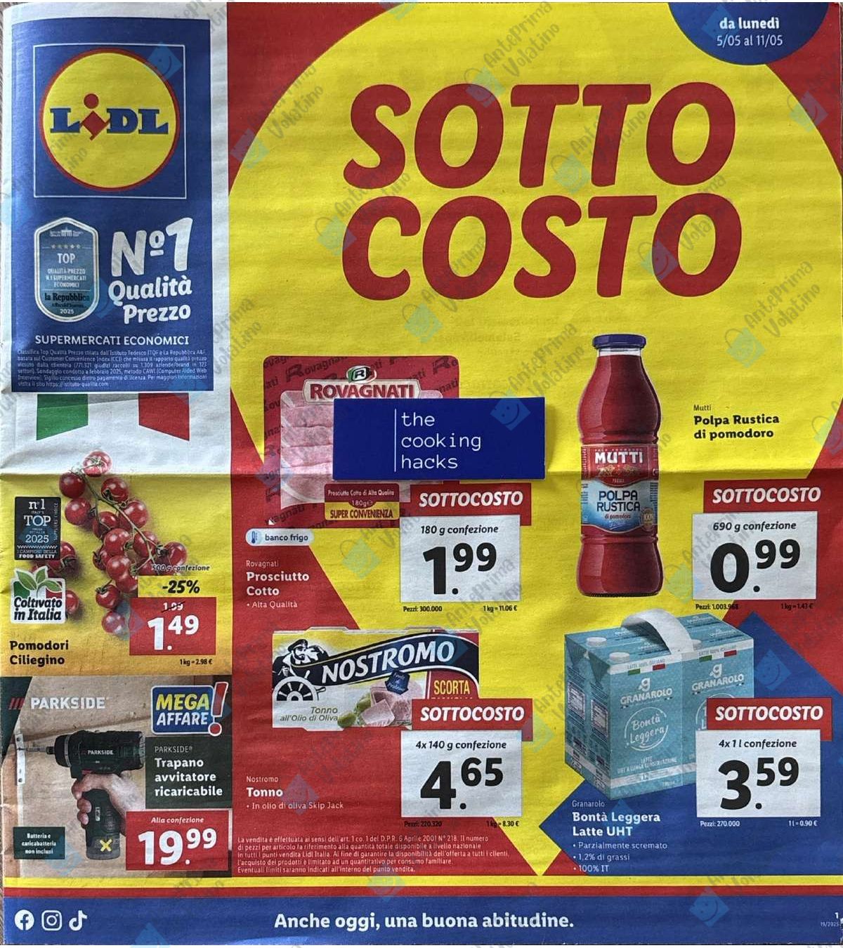Volantino Lidl dal 5 maggio 2025
