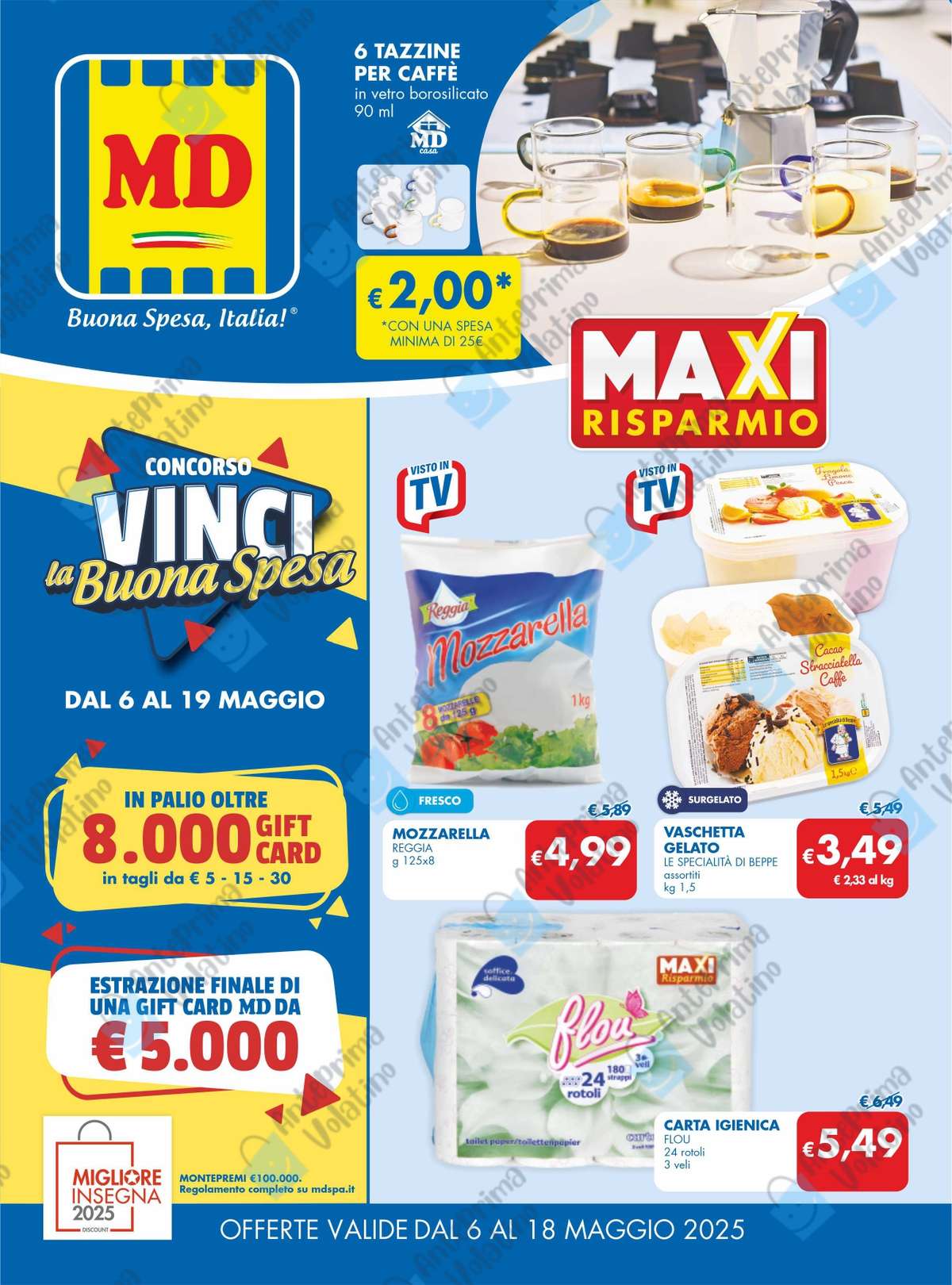 Volantino MD dal 6 maggio 2025