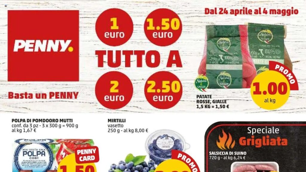 Volantino Penny dal 24 aprile 2025