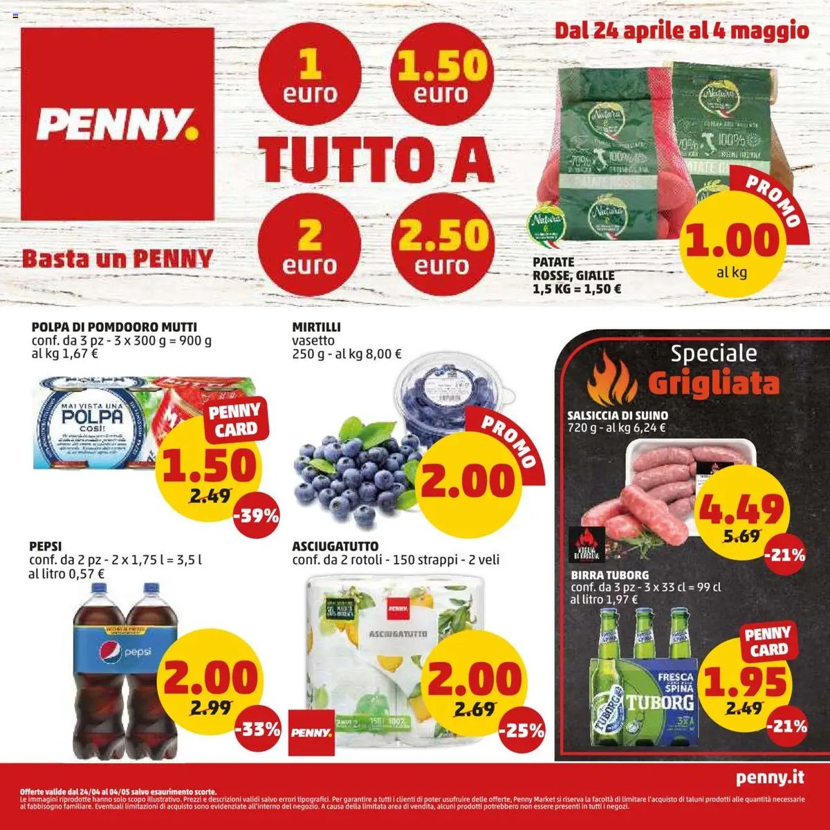 Volantino Penny dal 24 aprile 2025