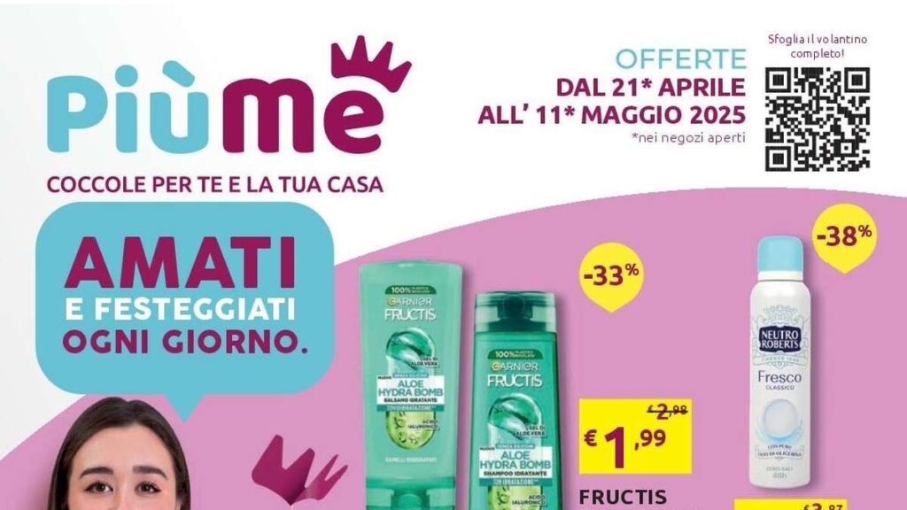 Volantino PiùMe dal 21 aprile 2025